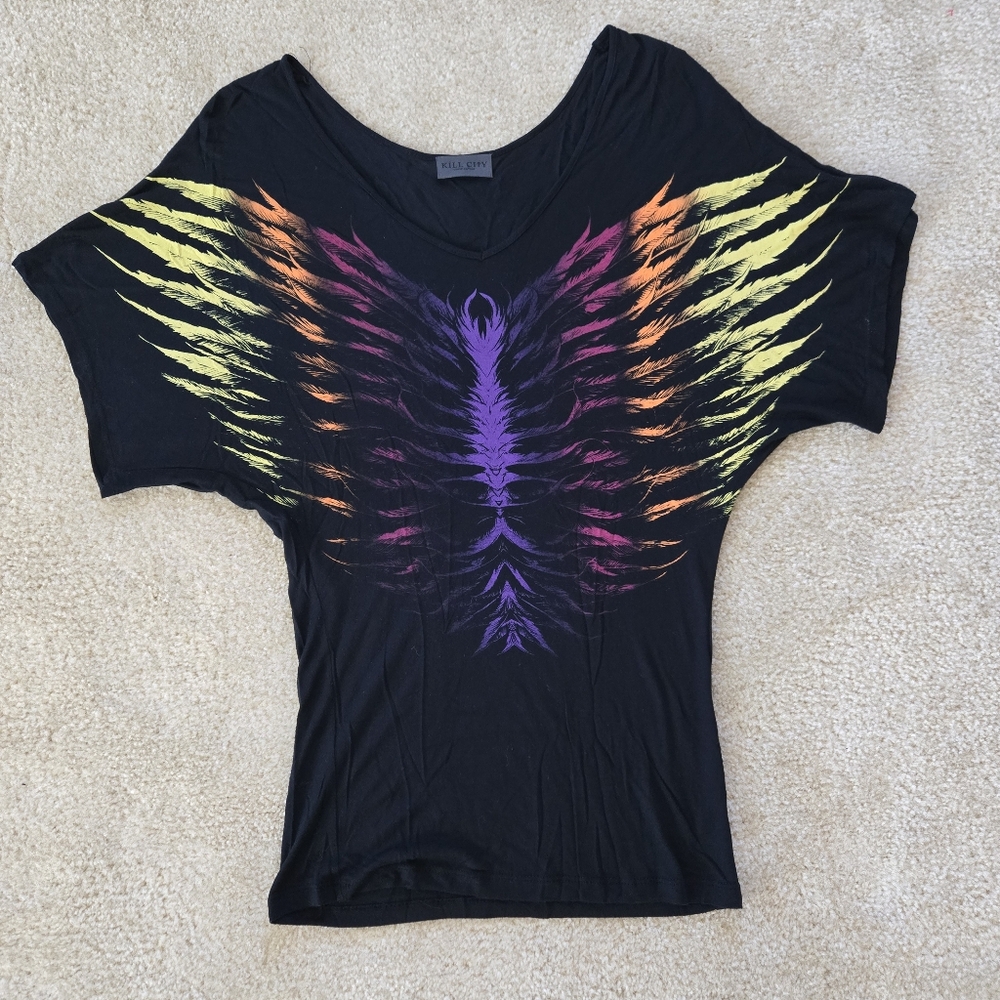 Kill City Rainbow Wings Tunic - Women's Small